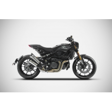 ZARD Titanium Slip-on Exhaust for The Indian FTR 1200 (Flat Track Racer)